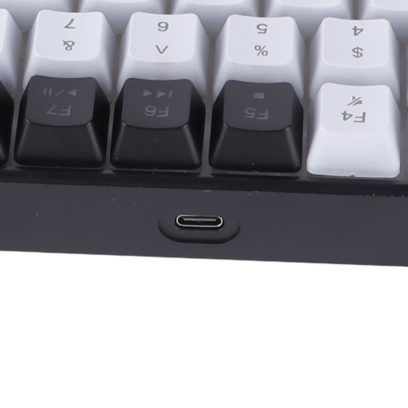 Gaming Keyboard Type C 84 Keys RGB Backlit Ergonomically Curved