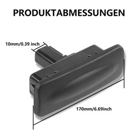 HAPPOW 81260A5000 Türgriff, Heckklappe Schalter & Taster, Heckklappenentriegelungsschalter für Hyundai i30 GD/Kia Cee’d 2012-2017 – Wegfahrsperre, OEM-Kompatibel