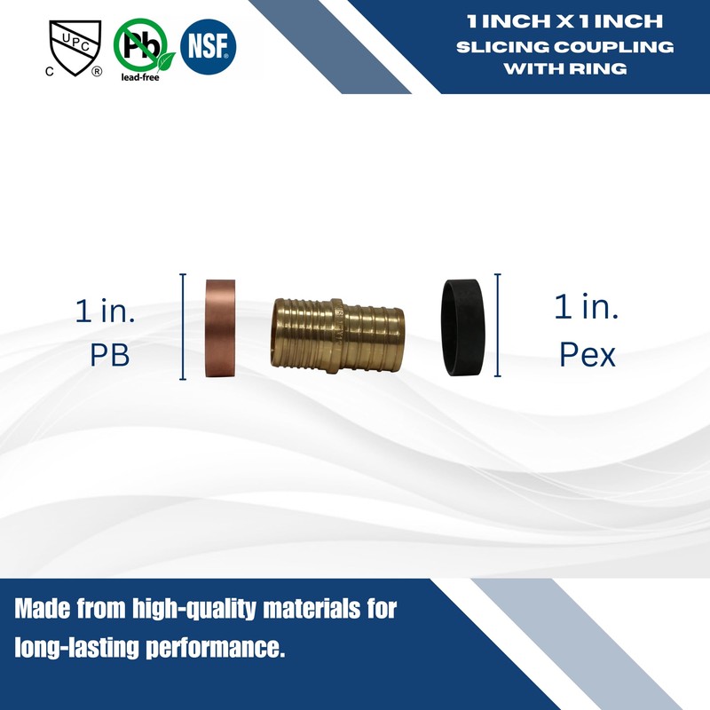 XFITTING 1 inch Pex x 1 inch PB (Polybutylene) Splicing