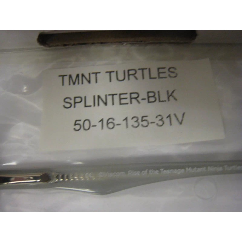 NICKELODEON TEENAGE MUTANT NINJA TURTLE Style SPLINTER in BLK 50-16-135-31v
