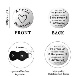 Veterinarian Appreciation Gifts for Women Men Veterinarian Pocket Hug Keychain for Vet Student Gifts for Daughter Friend Son Birthday Gift for Veterinarian Veterinary Assistant Key Chain Gift for Men