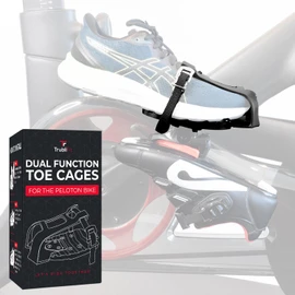 Peloton in Sneakers - Dual Function Toe Cages for Peloton Bike & Bike+ - Converts Pedals - Pedals for Regular Shoes or Peloton Shoes - Fits All Peloton Bikes