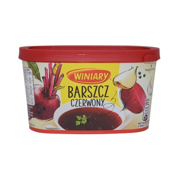 Red Borsch Instant Soup Product of Poland Winiary 170g (Pack of 2)