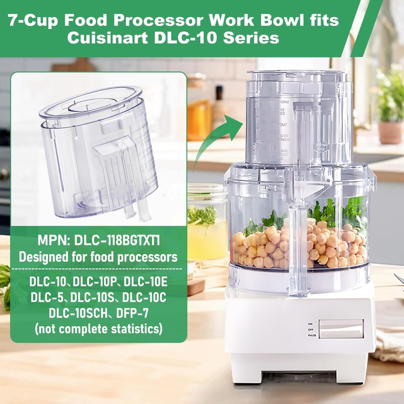 DLC-118BGTXT1 Large Pusher fits for Cuisinart Large Pusher Food Processor,