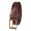 Dockers Men's Braided Belt, Brown, 44