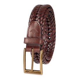 Dockers Men's Braided Belt, Brown, 44