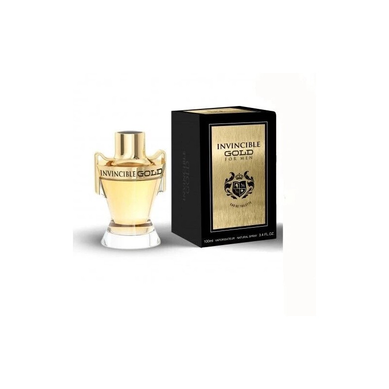 Mirage Brands INVINCIBLE GOLD 3.4 Oz EDT Perfume Men Cologne
