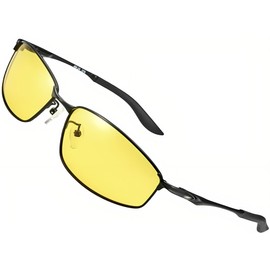 Boken-Oh Men's Sunglasses Polarized Fishing Glasses 【Saba-e Planning/Ultra Lightweight Metal Frame】 Sports Sunglasses for Driving with Anti-Reflective Coating Cool Face