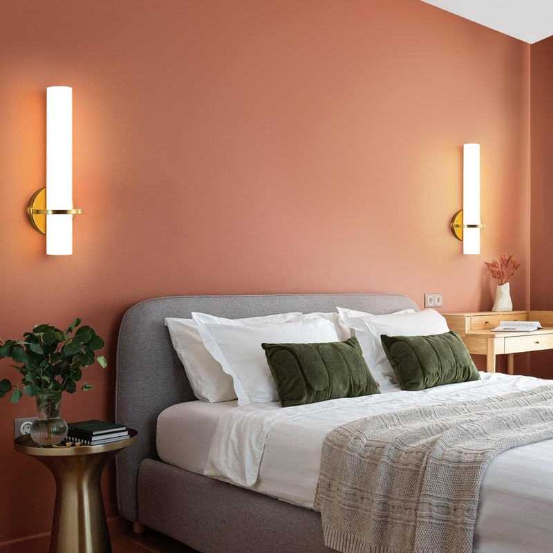 AIJIASI Wall Sconces - 15 inch Gold Wall Sconces Set