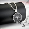 JINGMARUO Nordic Viking Rune Necklace Love Protection Strenght Courage Health