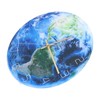 Earth Wall Clock Acrylic Silent Movement Accurate Cutting Stable Non
