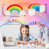 240 Pcs Mini Rainbow Erasers for Kids,St. Patrick's Day Erasers