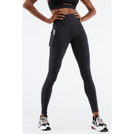 Fabletics Women's Oasis PureLuxe High-Waisted Legging, Light Compression, Buttery Soft, XXL-1X / Regular | 27, Black