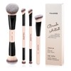 MAANGE Set de Brochas para Maquillaje 4PCS Brochas de Maquillaje