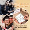 100Pcs Share a Memory Card Sets, Funeral Memorial Cards Wooden