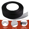 4 Rolls Organza Ribbon Black, 45 m x 25 mm