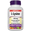 Webber Naturals L–Lysine 500mg, 60 Vegetarian Capsules