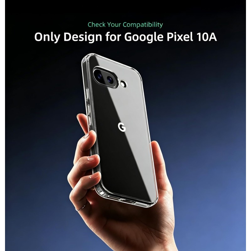 ONES Goolgle Pixel 10a Slim Case,Military-Grade Drop Guard, Anti-Yellowing, Shockproof