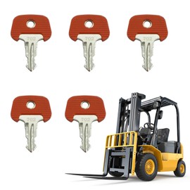 702 Ignition Key, Pack of 5 Replacement Ignition Keys, Construction Machinery Key Set, Excavator Key, Replacement 702 Ignition Key, Plant Key Start Key, Excavator Key Set for Excavator, Tractor,