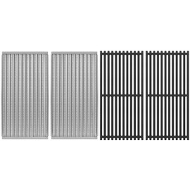 EasiBBQ Grill Grates & Emitter Plates for Charbroil TRU-Infrared 2 Burner