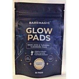 humanroots Lot of 2 Baremagic Turmeric Kojic Acid Cleansing Pads Vitamin C 30 Pads per pack