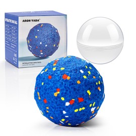 2025 Smart Interactive Dog Toys for Aggressive Chewers, Self Moving Interactive Dog Ball, Automatic Vibrating Toy, E-TPU Material Chew Proof Design for Boredom & Training for Medium and Large Dogs