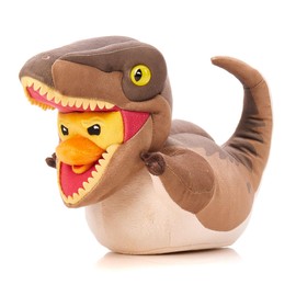 TUBBZ Plush: Jurassic World Rebirth - Velociraptor Cosplaying Rubber Duck Soft Plush Collectible Toy