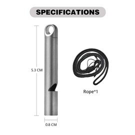 Emergency Whistle,120db Safety with Lanyard,Outdoor Survival for Life Saving,Hiking,Pets Training,Coach Sports