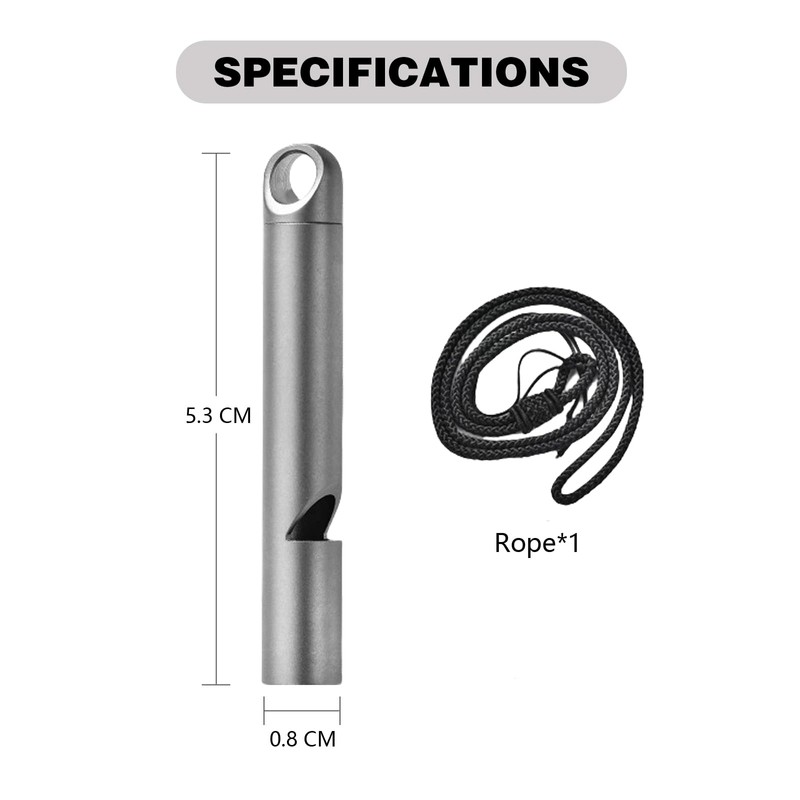 Emergency Whistle,120db Safety with Lanyard,Outdoor Survival for Life Saving,Hiking,Pets Training,Coach