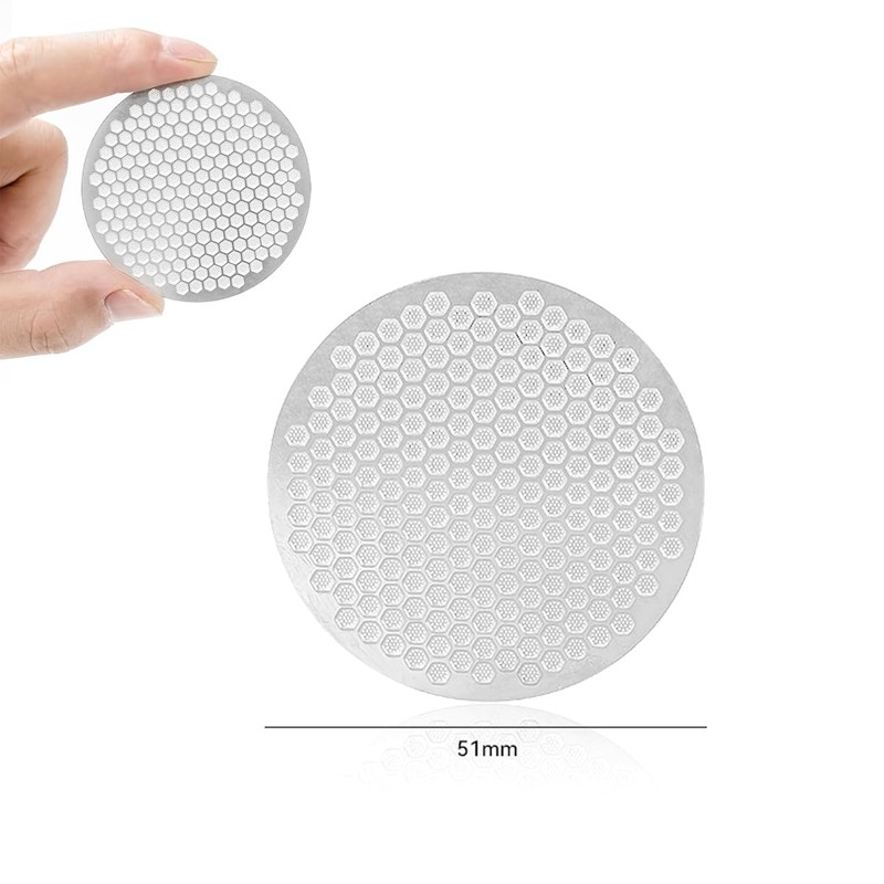Espresso Pack Screen 51mm Coffee Filter Set of 2 Reusable