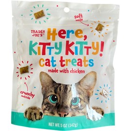 Trader Joe's Here Kitty Kitty Cat Treats Made with Chicken, 5 oz