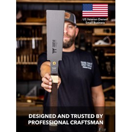 Japanese Pull Saw - 7 Ryoba Hand Saw with Rip-cut and Crosscut - for Dovetails, Tenons, Joinery, Cutting Boards to Length & Width- Temple Tool Co.