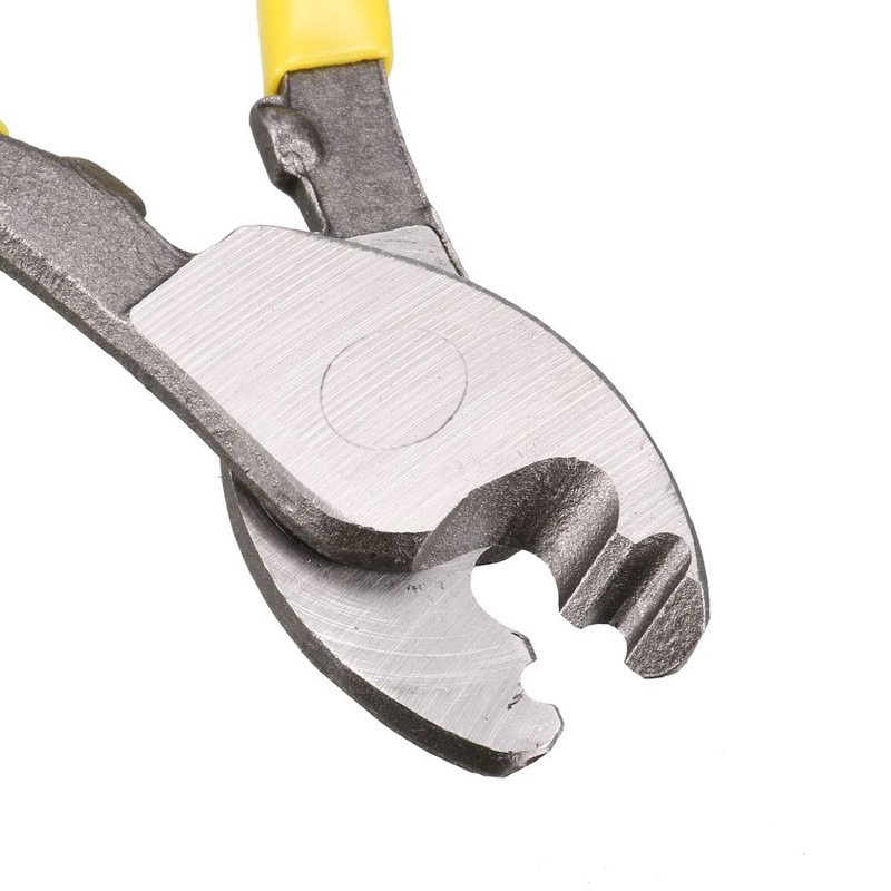 Sourcingmap Yellow Handle Wire Cable Cutting Plier Cutter Stripper