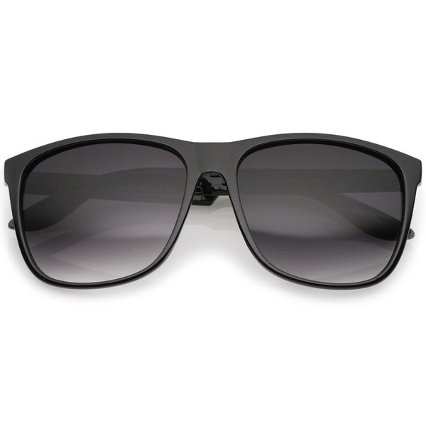 zeroUV - Classic Subtle Flat Top Square Lens Horn Rimmed