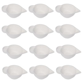 NICENEEDED 8 Stück Weißer Silikonform Becherspender Mini Messbecher Harzform Aus Epoxidharz Für Heimwerkerarbeiten