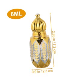 PACKOVE 2Pcs Glass Perfume Bottles Refillable Travel Perfume Vials Design for Easy Filling No Leakage for Daily Use the Go Fragrance Storage