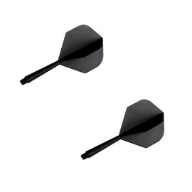 SaveSooo Dart Flight Integrated Darts Shaft Flight Integrated Flight (Black)