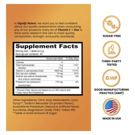 Signify Nature Vitamina C 1000mg Zinc 40 Tabletas