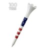 3-1/4" Pride Performance Golf Tees, Stars and Stripes, 100 Count