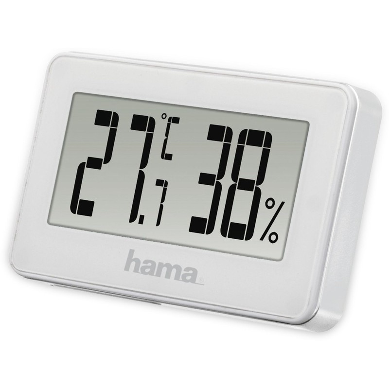 Hama 2-in-1 Digital Thermometer and Hygrometer Inside with Magnet (Mini