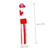 Kisangel Canada Windsock Flag Wind Outdoor Flags Hanging Windsock for