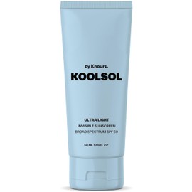 Koolsol by Knours Ultra-Light Invisible Sunscreen Broad Spectrum SPF 50, Moisturizing for All Skin Types, Korean Innovation, 50ml/1.69 fl. oz.