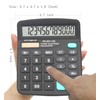 Calculators for Desk, BESTWYA 12-Digit Dual Power Handheld Desktop Calculator