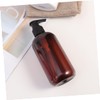 WOONEKY Portable Travel Pump Bottles 250ml Empty Shampoo Container for