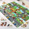 City Traffic Play Mat, Large Non-woven Game Pad, Waterproof Moisture-proof