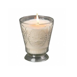 Himalayan Candles Fleur de Lys Soy Candle Tumbler, Green Tea and Lemongrass, 8-Ounce