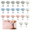 Aifrymne 20-Pack Mushroom Duvet Cover Clips - Non-Slip Quilt Holders