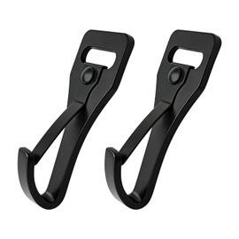 Mi PupJoy 2Pcs Metal Strap Spring Snap Hook, Dog Seat Belt Clip, Rust-Proof Carabiner for Dog Leash, Camping, Hiking, Outdoor Activities, Heavy Duty Car Latch Anchor Hook