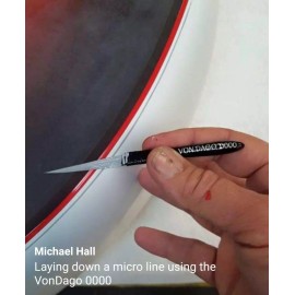 Andrew Mack / Von Dago "Pro-Series" Pro-Series PREMIUM Pinstriping Brush #0000 4/0 - ""Now available to the Public""