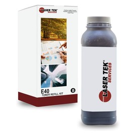 Laser Tek Services Compatible Toner Refill Kit Replacement for Canon E40 Works with Canon PC720 PC730 PC735, FC-200FC-204 Printers (Black, 1 Pack) - 2,000 Pages